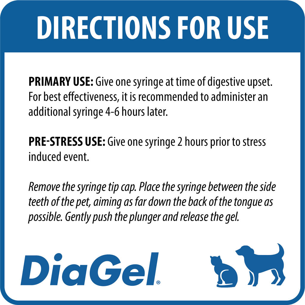 DiaGel Anti-Diarrheal Gel for Cats (1 ml) - Cat Digestive & Probiotics Supplements 11