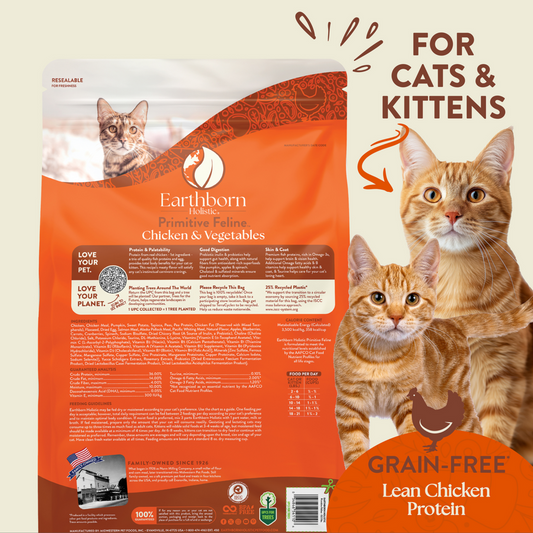 Earthborn Holistic Primitive Feline Grain-Free Dry Cat Food