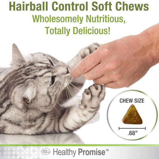 Four Paws Healthy Promise Hairball Control Soft Chews For Cat (90 ct)