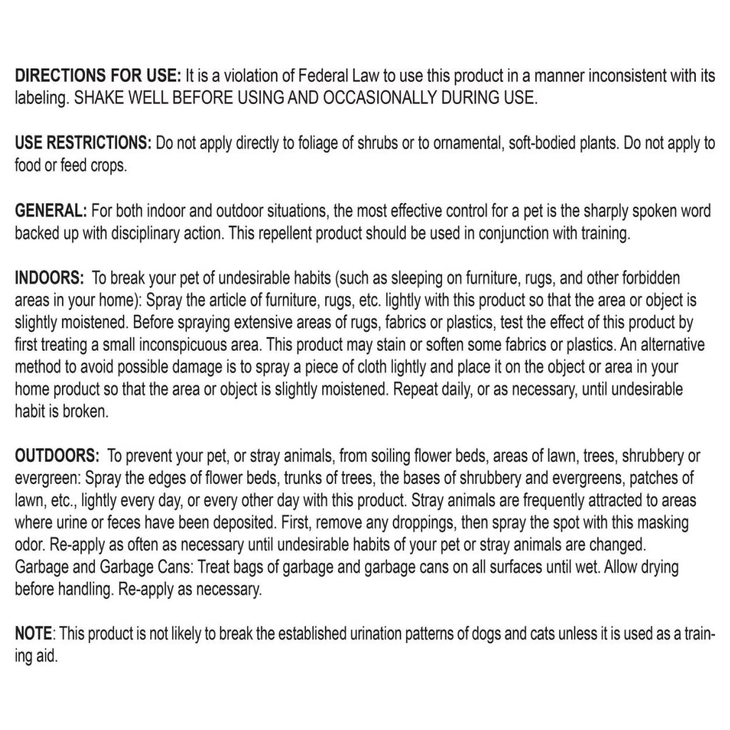 Four Paws Keep Off! Repellent Outdoors & Indoors Spray For Cat & Kitten (6 oz)
