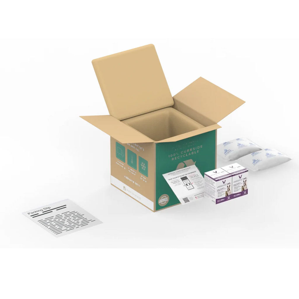 Visbiome Vet High Potency Probiotic Packets Constipation Care for Cats