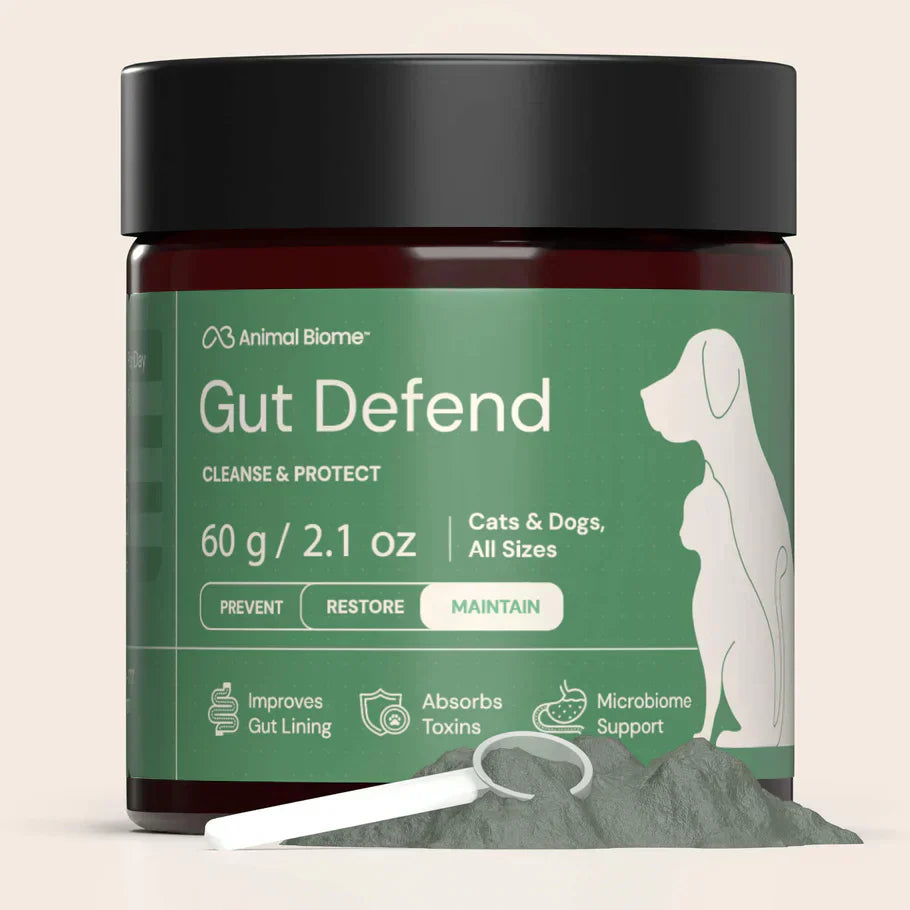 Animal Biome Gut Defender Cleanse and Protect for Cats & Dogs 60-g - Dog & Cat Digestive & Probiotics Supplements 1
