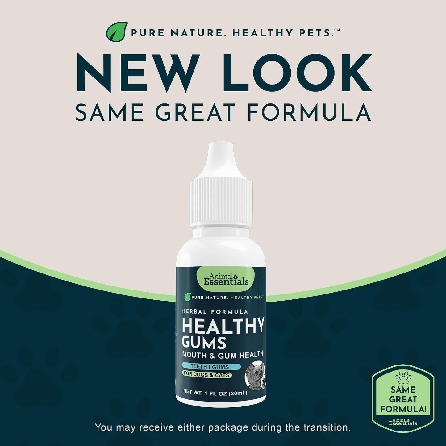 Animal Essentials Herbal Formula Healthy Gums for Dogs & Cats 1-oz - Dog Supplements & Vitamins 2