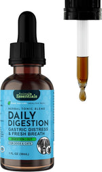 Animal Essentials Herbal Tonic Blend Daily Digestion Gastric Distress & Fresh Breath for Dogs & Cats - 1-oz - Dog