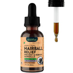 Animal Essentials Herbal Tonic Blend Hairball Relief Prevents & Removes Hairballs for Dogs & Cats - 1-oz - Dog