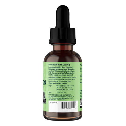 Animal Essentials Herbal Tonic Dandelion Supports Healthy Liver Function for Dogs & Cats - Dog Supplements & Vitamins 4