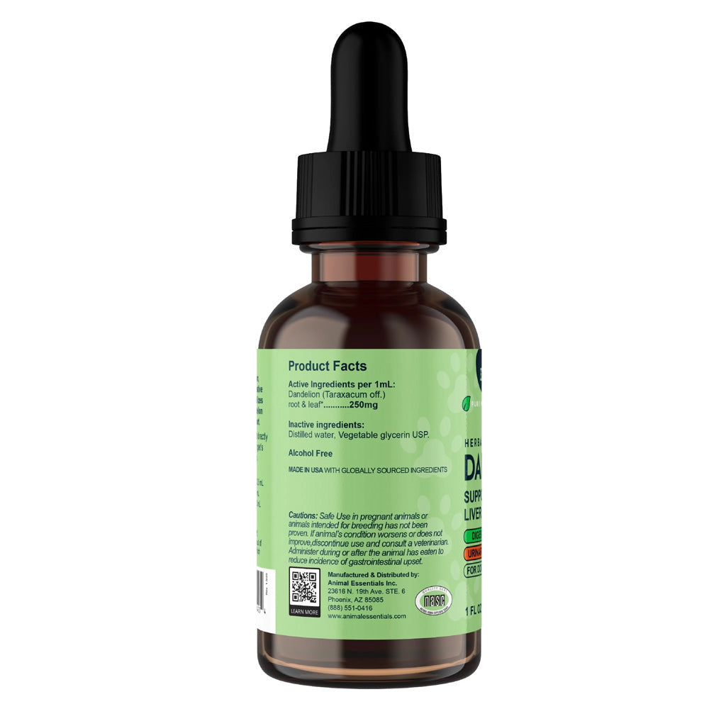 Animal Essentials Herbal Tonic Dandelion Supports Healthy Liver Function for Dogs & Cats - Dog Supplements & Vitamins 3
