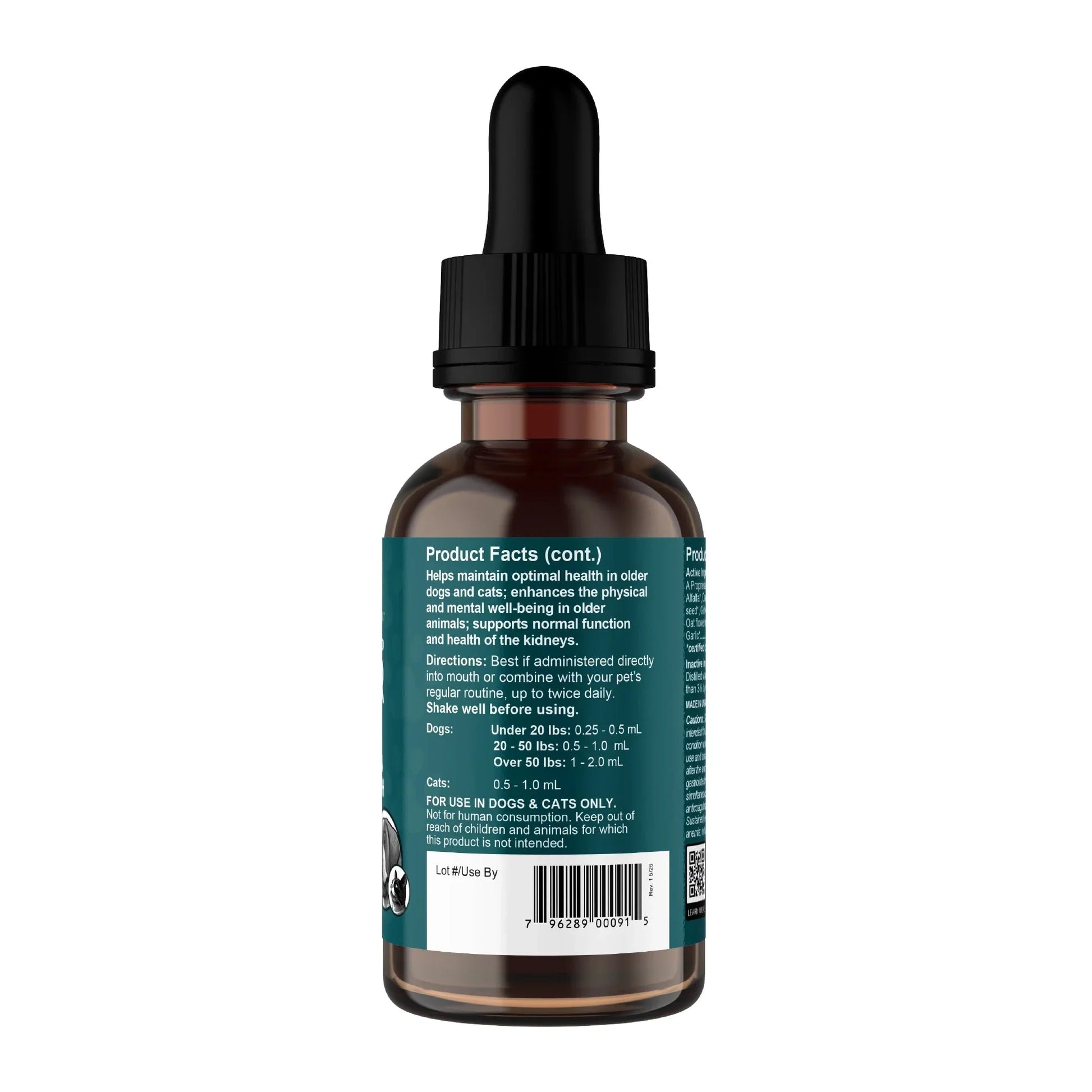 Animal Essentials Senior Support Herbal Tonic to Maintain Optimal Health for Dogs & Cats - Pet Vitamins & Supplements 3
