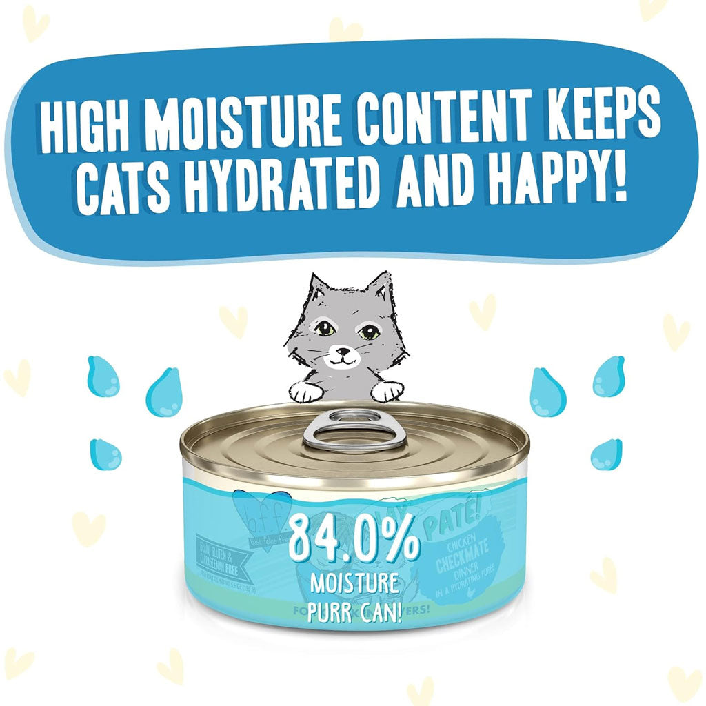BFF Play Pate Lovers Chicken Checkmate Grain-Free Wet Cat Food
