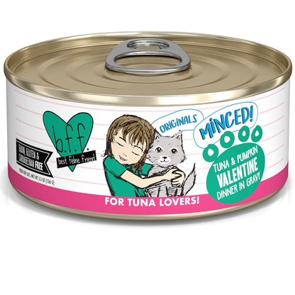 BFF Tuna & Pumpkin Valentine Dinner in Gravy Minced Grain-Free Wet Cat Food