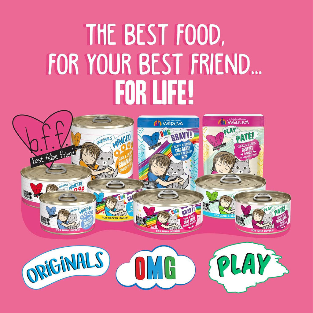 BFF Tuna & Salmon Soulmates Dinner in Gelee Canned Cat Food