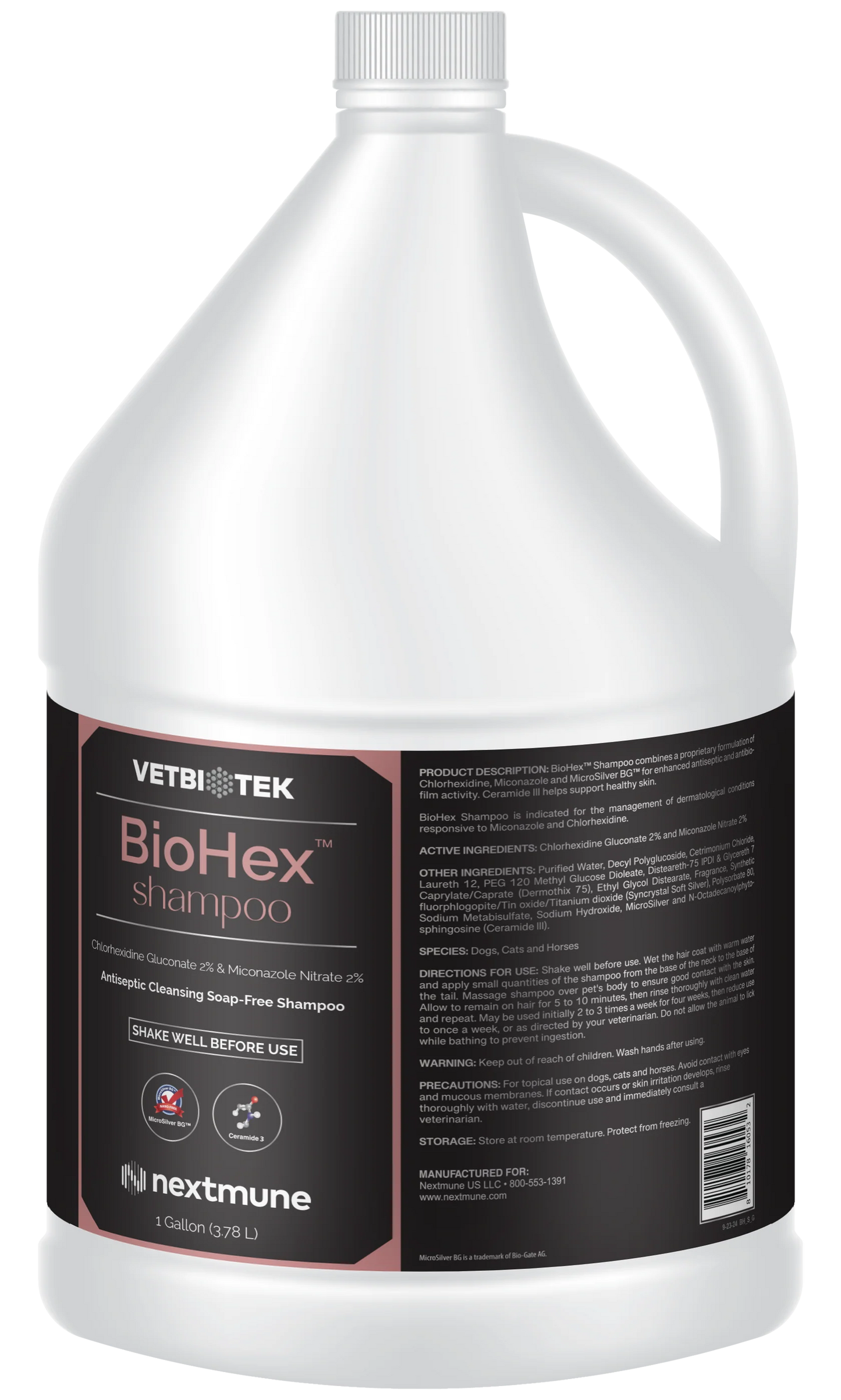 BioHex Hexazole Shampoo - 1 gallon - Dog Grooming 2