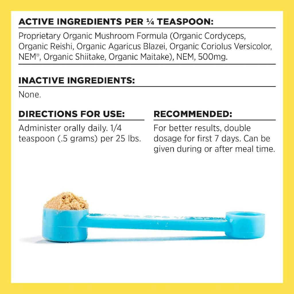 Bixbi Joint Support Powdered Mushroom Supplement For Dogs & Cats (60 g)