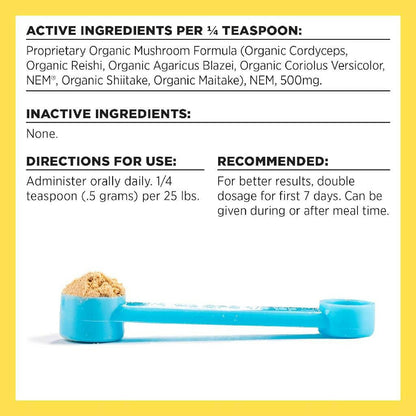 Bixbi Joint Support Powdered Mushroom Supplement For Dogs & Cats (60 g)