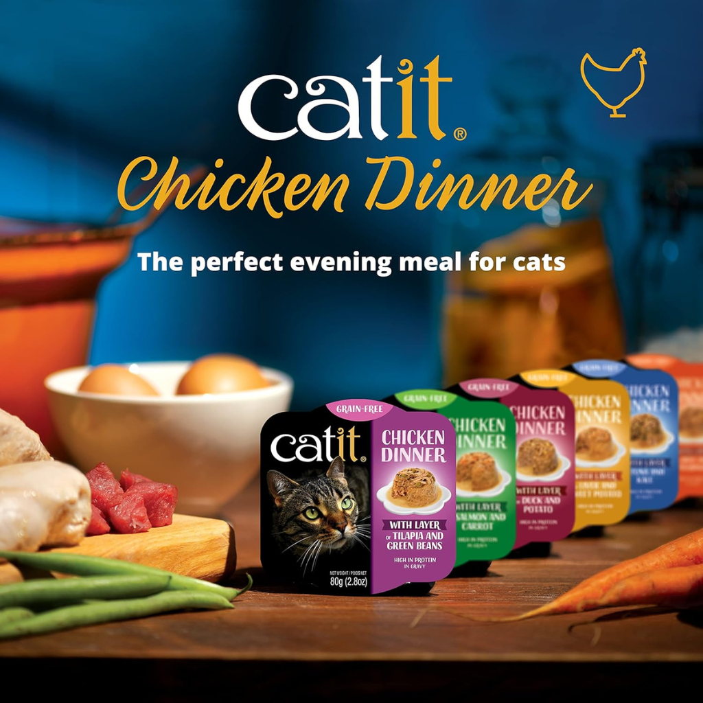 Catit Chicken Dinner with Liver & Sweet Potato Wet Cat Food (2.8 oz) - Cat Food 9