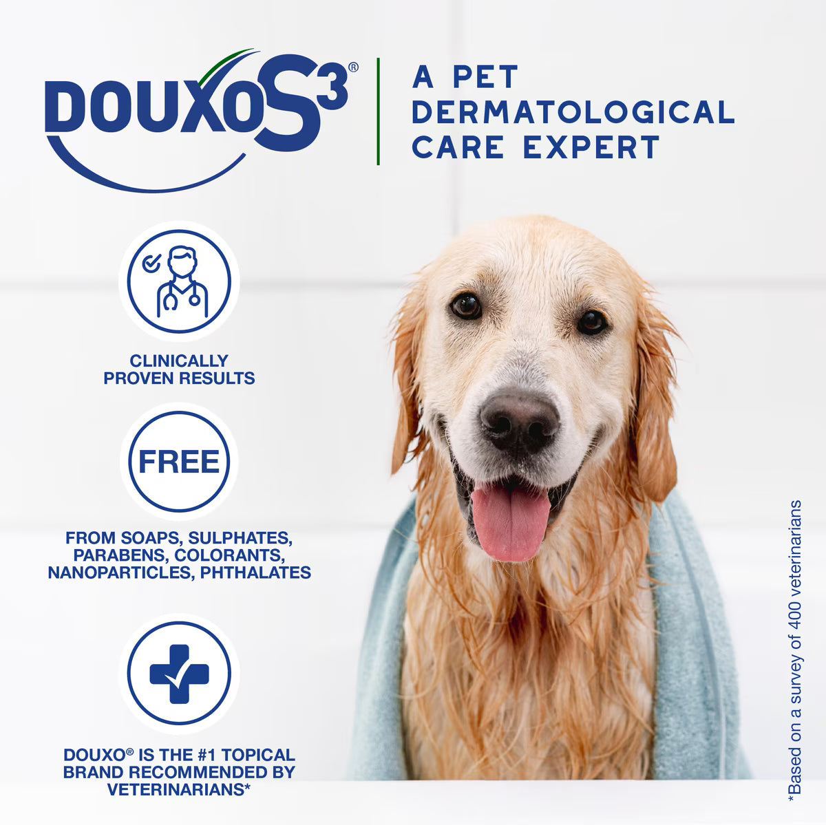 Douxo S3 SEB Odor-Control Seboregulating Dog & Cat Mousse (5.1 oz) - All Dog Grooming 5