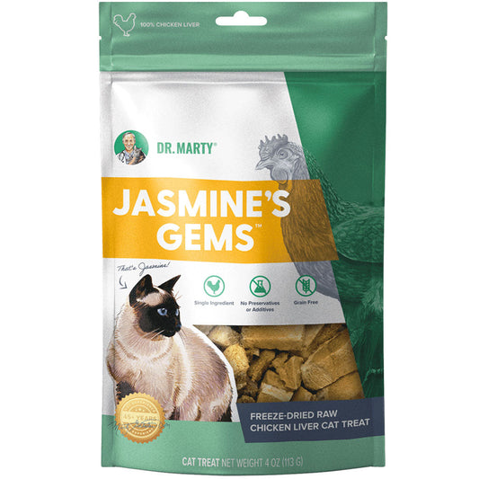 Dr. Marty Freeze Dried Raw Cat Treat Bundle - Chicken Liver Chicken Breast and Salmon - Cat Treats 2
