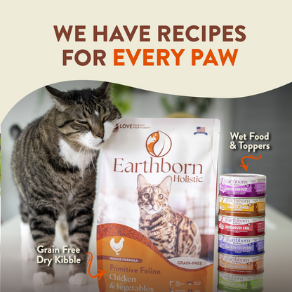 Earthborn Holistic Primitive Feline Grain-Free Dry Cat Food