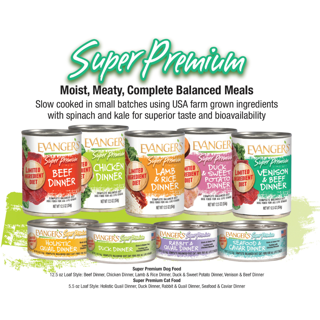 Evanger’s Super Premium Rabbit & Quail Dinner Grain-Free Wet Cat Food (5.5-oz x 24 cans) - Cat Food 2