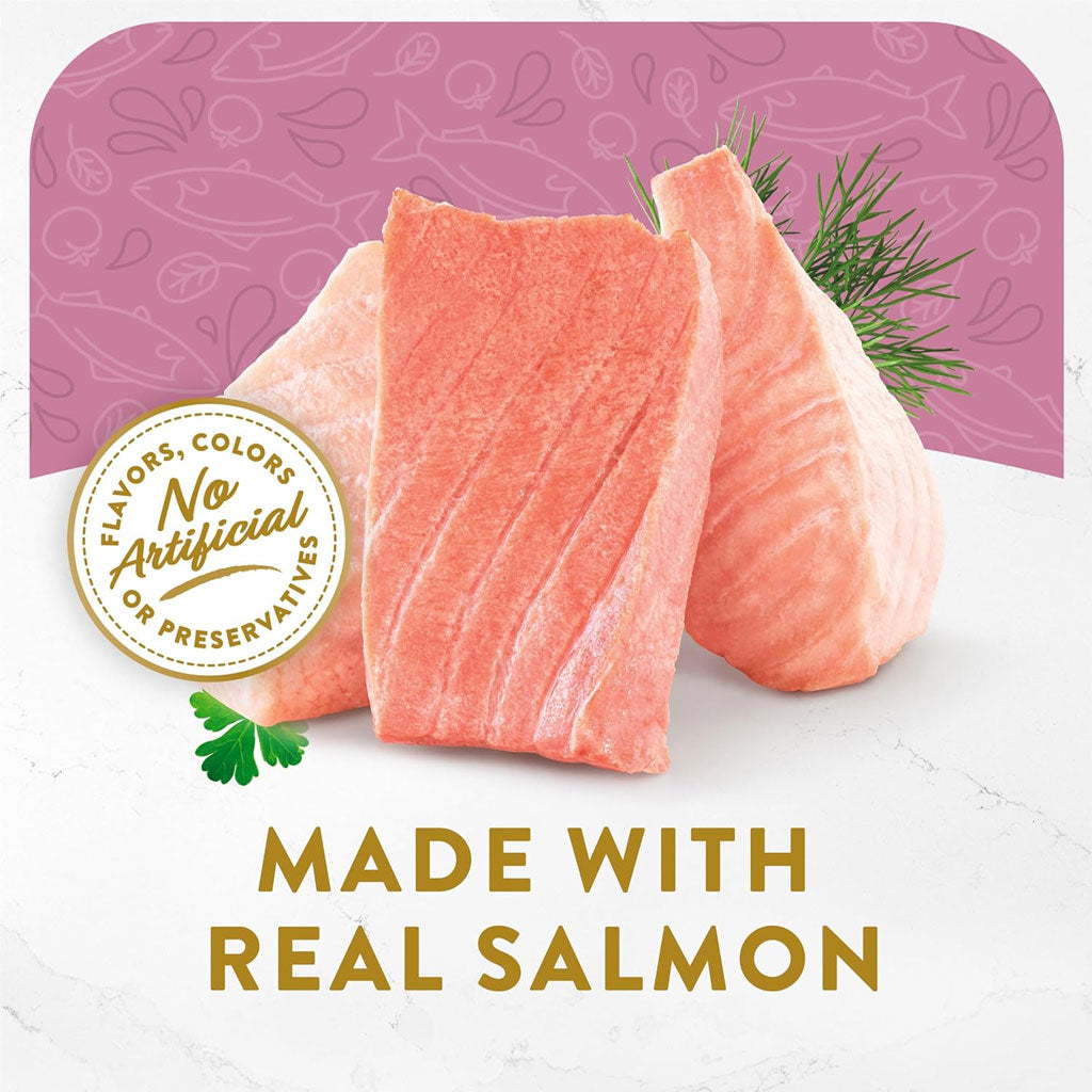 Fancy Feast Classic Broths with Wild Salmon & Vegetables Supplemental Wet Cat Food Pouches