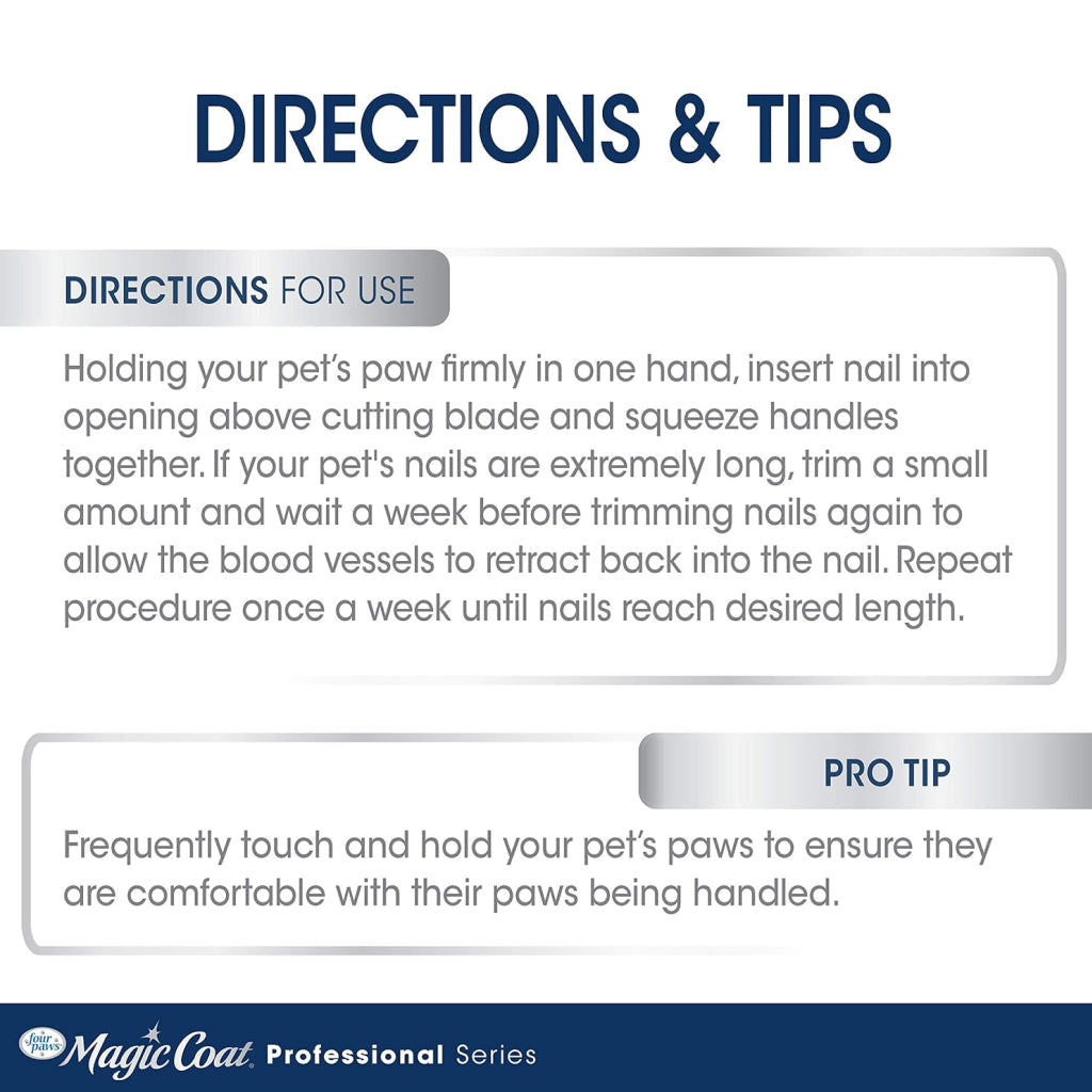 Four Paws Magic Coat Professional Series Easy-Grip Nail Clippers For Pet