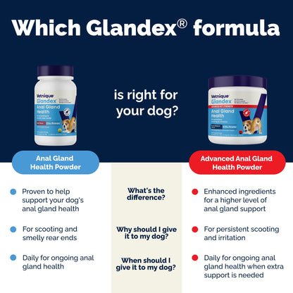 Glandex Anal Gland Support Pork Liver Flavored Powder for Dogs & Cats - Dog & Cat Digestive & Probiotics Supplements 7