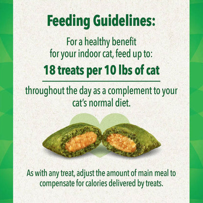 Greenies Feline SmartBites Healthy Indoor Tuna Flavor Cat Treats directions