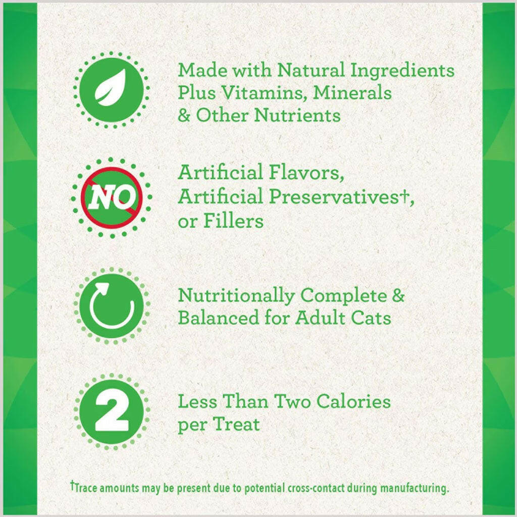 Greenies Feline SmartBites Skin & Fur Salmon Flavor benefits