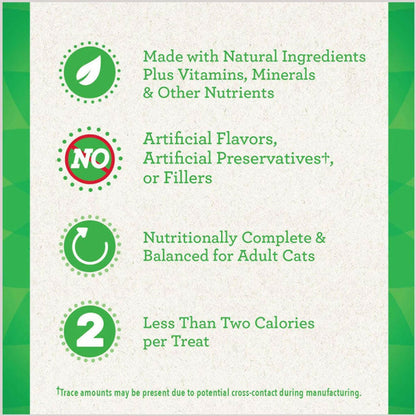 Greenies Feline SmartBites Skin & Fur Salmon Flavor benefits