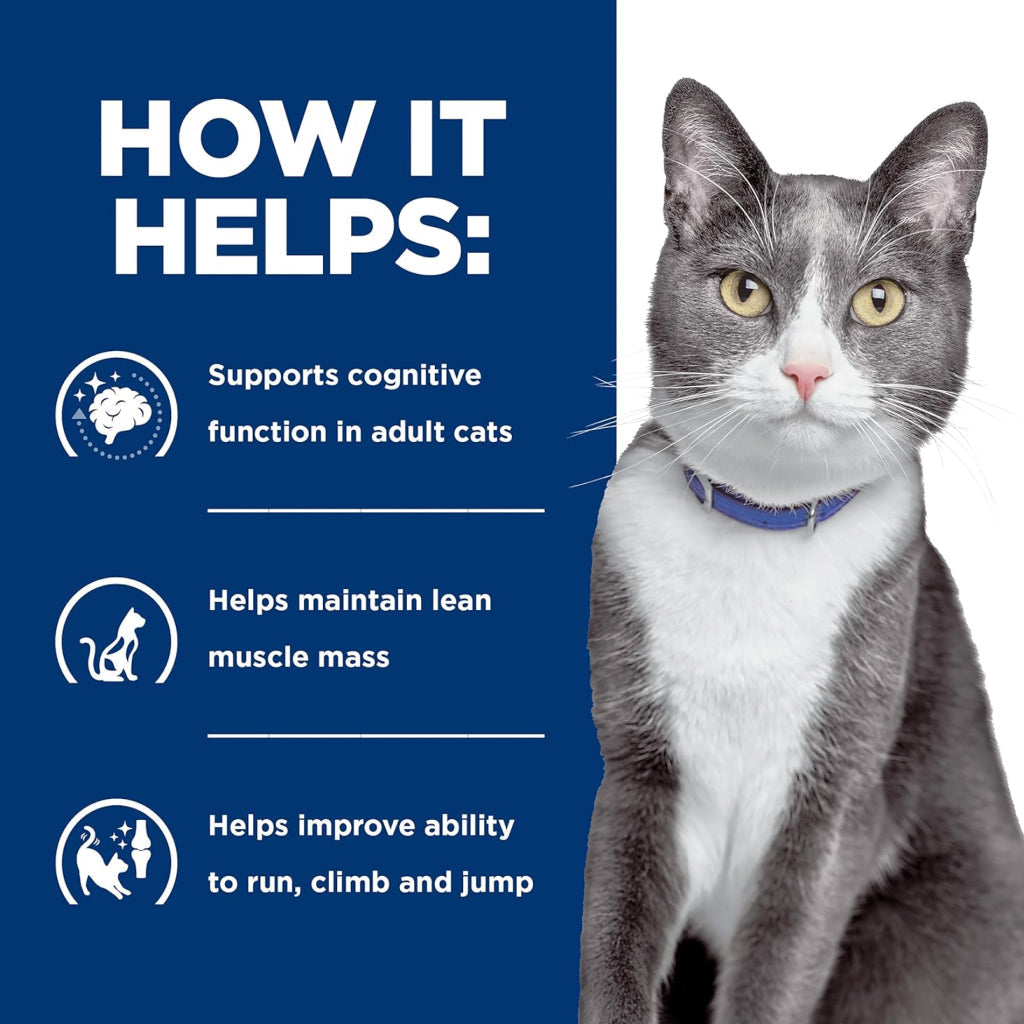 Hill’s Prescription Diet Cognitive + Mobility Brain Care + j/d Tuna & Vegetable Stew Wet Food For Cat (2.9 oz x 24 cans)