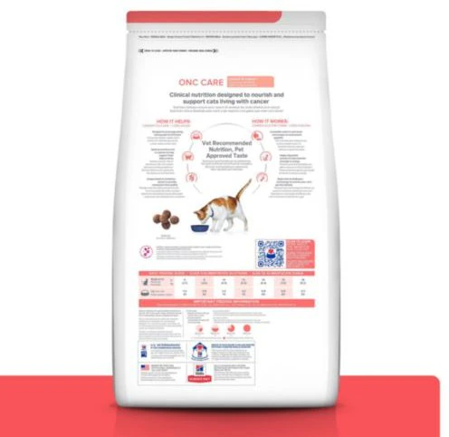 Hill's science diet onc care provides cat cancer support with its high quality ingredients