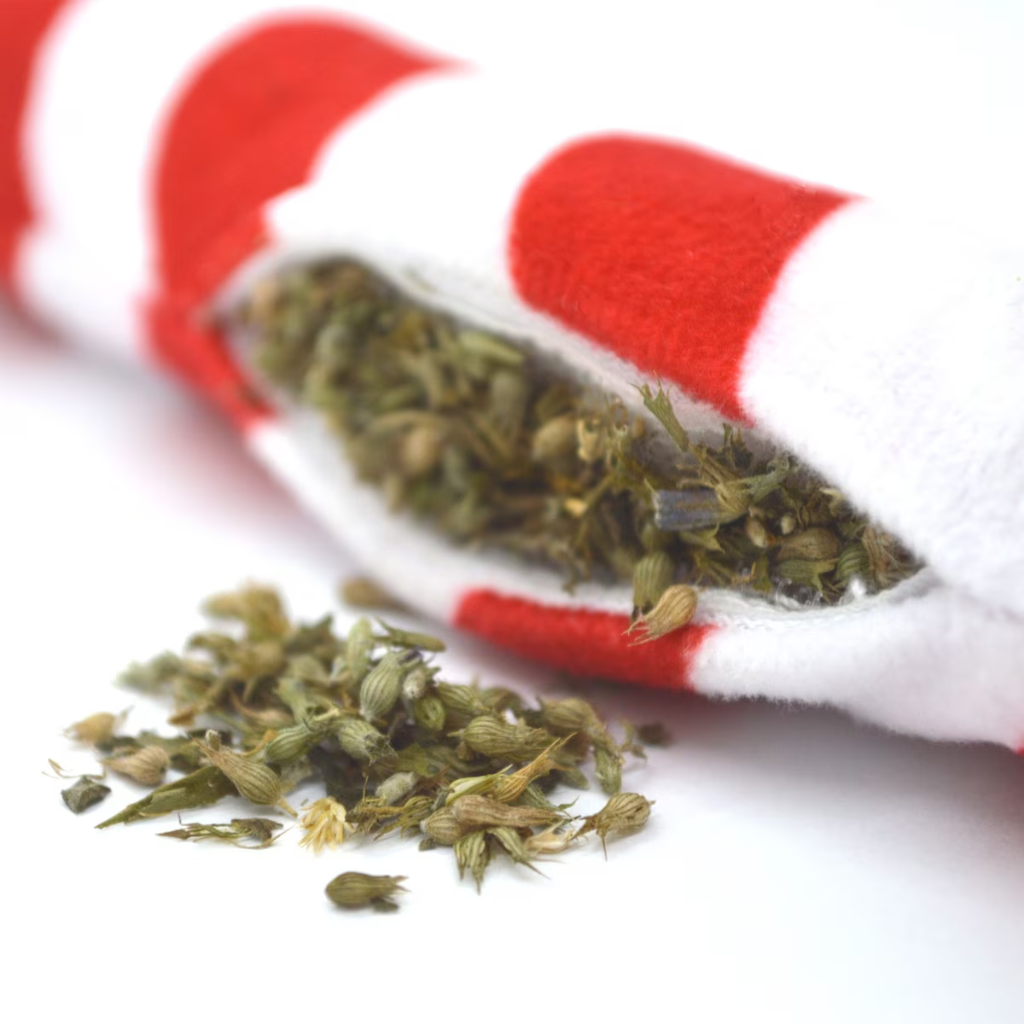 Meowijuana Get Twisted Candy Cane Fillable Catnip Toy - Catnip Toys 4