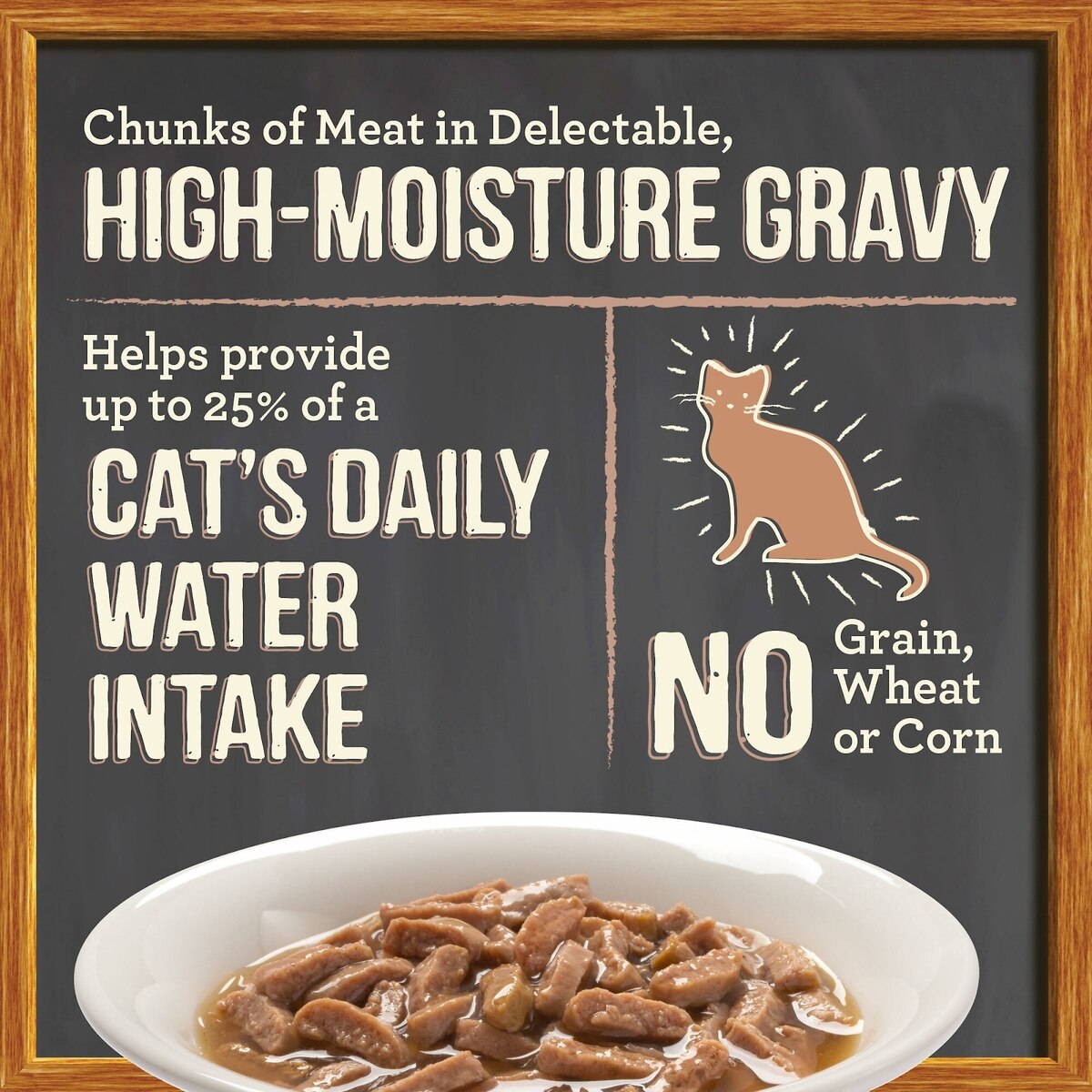 Merrick Purrfect Bistro Grain Free Bon Appetits Gravies Adult Wet Cat Food Chicken Recipe Chunks in Gravy (3 oz x 24