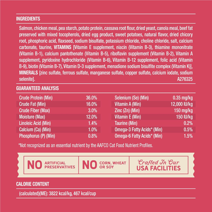 Merrick Purrfect Bistro Grain Free Salmon & Sweet Potato Recipe Dry Cat Food - Cat Food 7