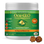 Ocu-GLO Vision Support Supplement for Dogs and Mature Cats - 30 Chewables