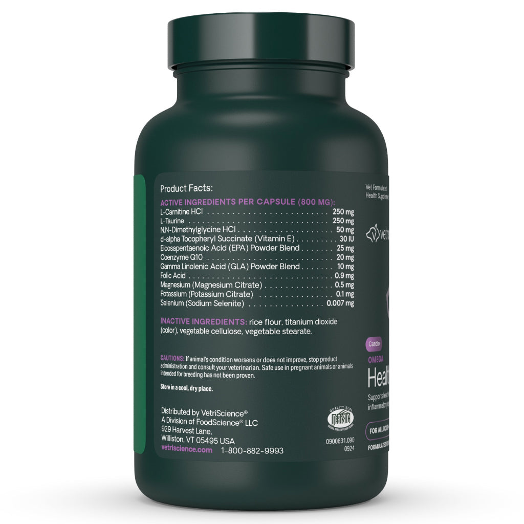Omega Healthy Heart Capsules for Cats and Dogs