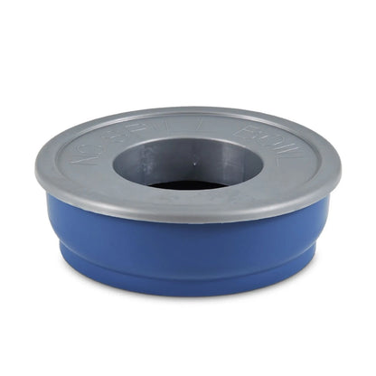 Petmate No Spill Durable Pet Bowl for Water and Food for Dogs and Cats (48 oz) Blue