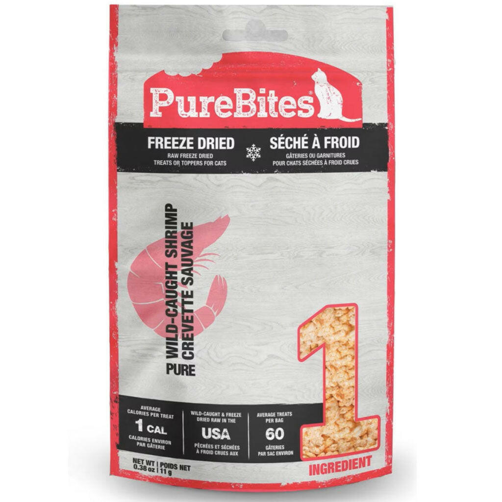 Pure Bites Freeze Dried Shrimp Treats for Cats -.38 oz - Treats 8