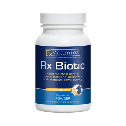 Rx Biotic Powder Digestive Supplement for Cats & Dogs - 1.25 oz bottle - Dog Supplements & Vitamins 6