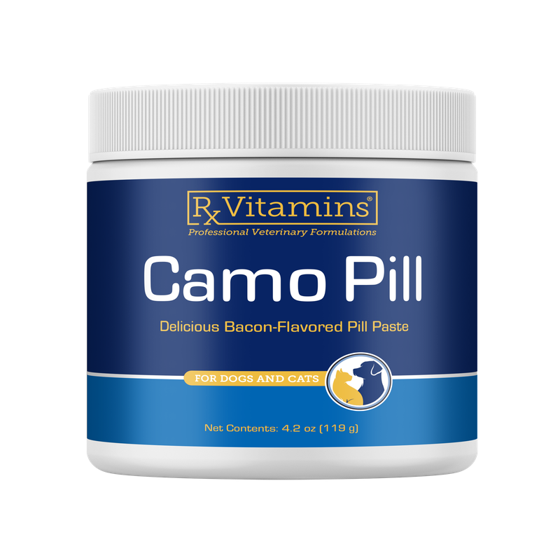 Rx Vitamins Camo Pill Bacon-Flavored Pill Paste for Dogs & Cats (4.2 oz) - Dog & Cat Supplements & Vitamins 1