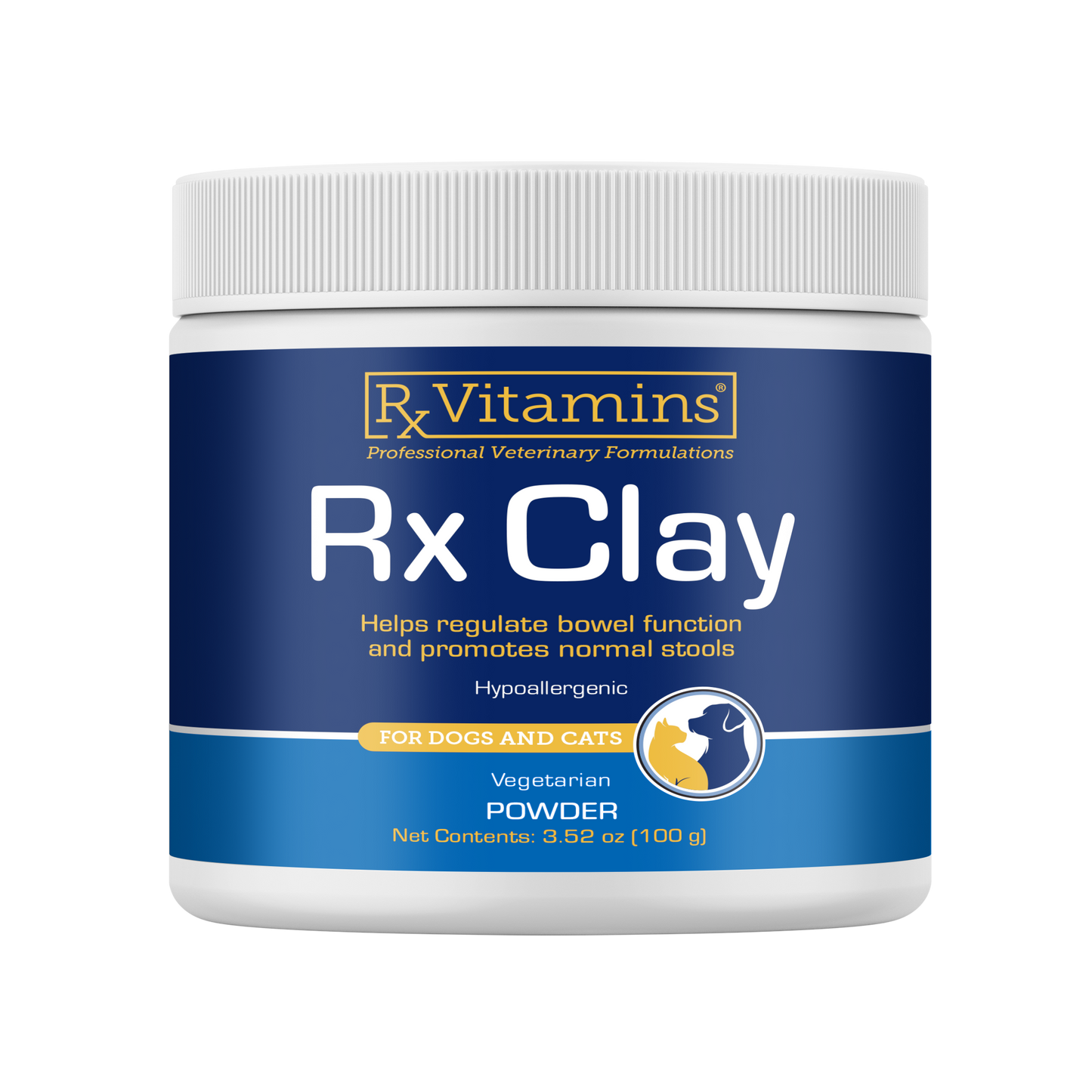 Rx Vitamins Rx Clay Powder Digestive Supplement for Dogs & Cats (100g) - Dog Supplements & Vitamins 1