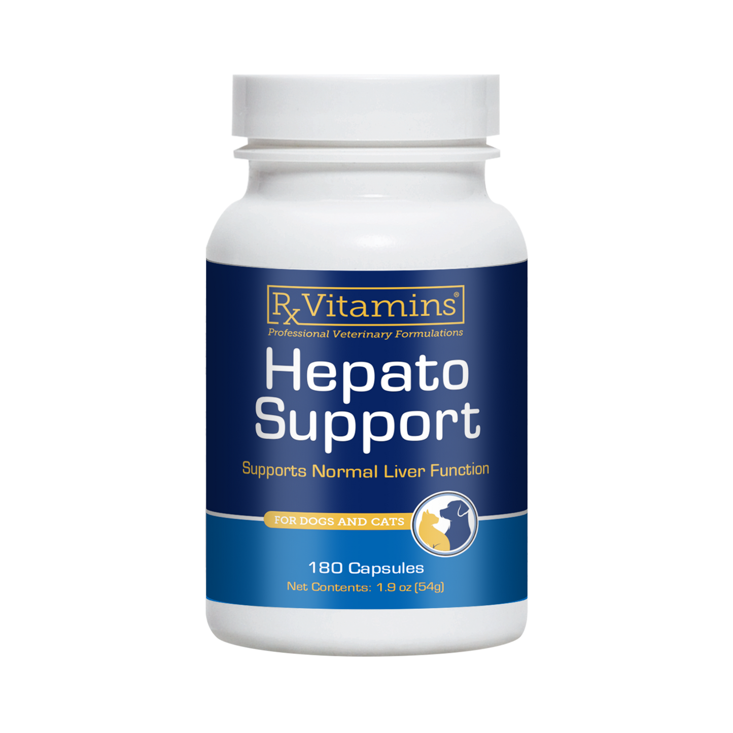 Rx Vitamins Hepato Support Liver Supplement - 180 caps - Dog Supplements & Vitamins 1