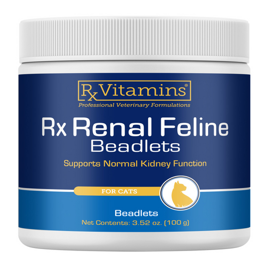 Rx Vitamins Rx Renal Feline Beadlets Kidney Support for Cats (3.52 oz) - Cat Supplements & Vitamins 1