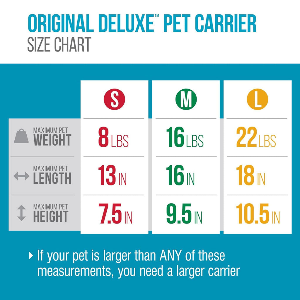Sherpa Deluxe Airline Approved Soft Sided Dog & Cat Carrier
