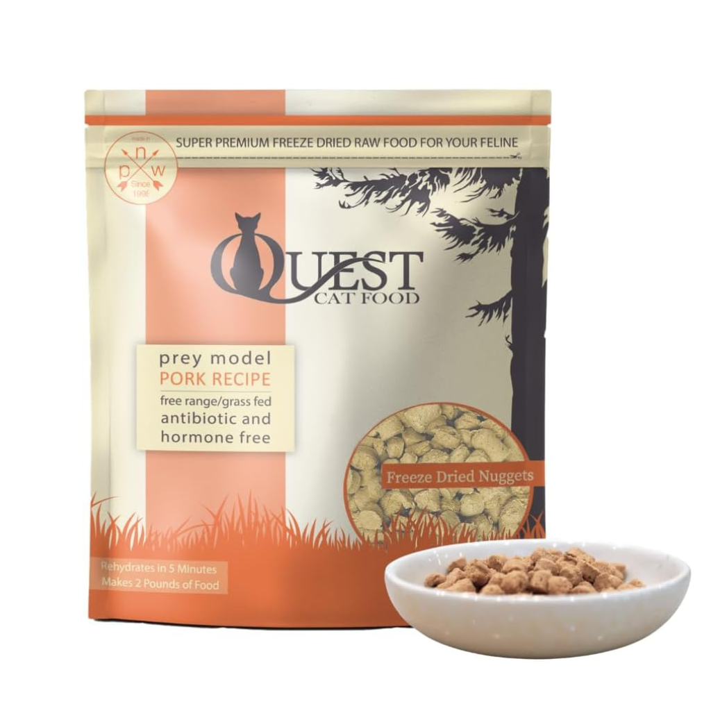 Steve’s Real Food Quest Pork Recipe Freeze-Dried Cat Food (10 oz) - Cat Food 8