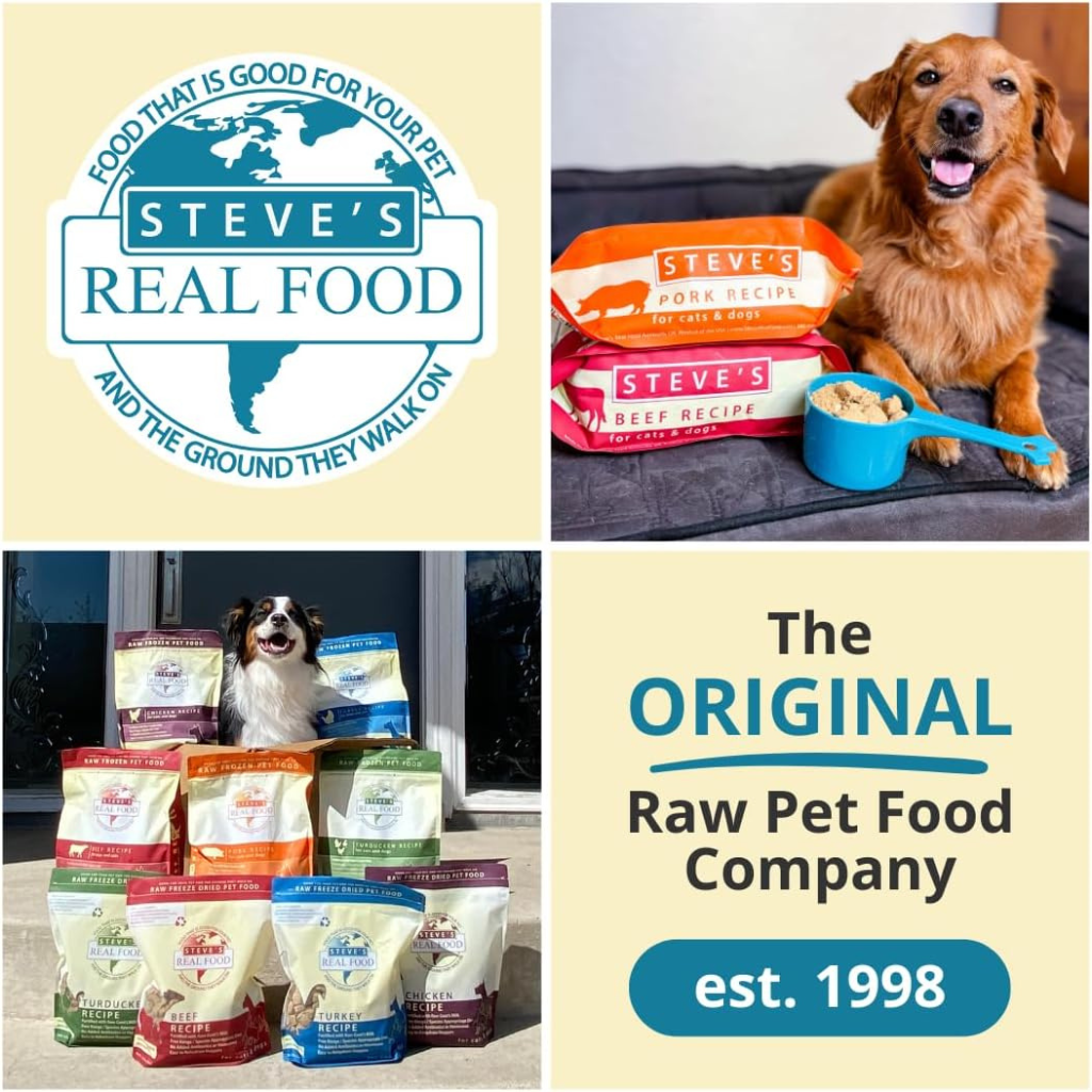 Steve’s Real Food Turkey Recipe Freeze-Dried Pet Food for Cats & Dogs (1.25 lb) - Freeze-Dried Dog & Cat Food 9