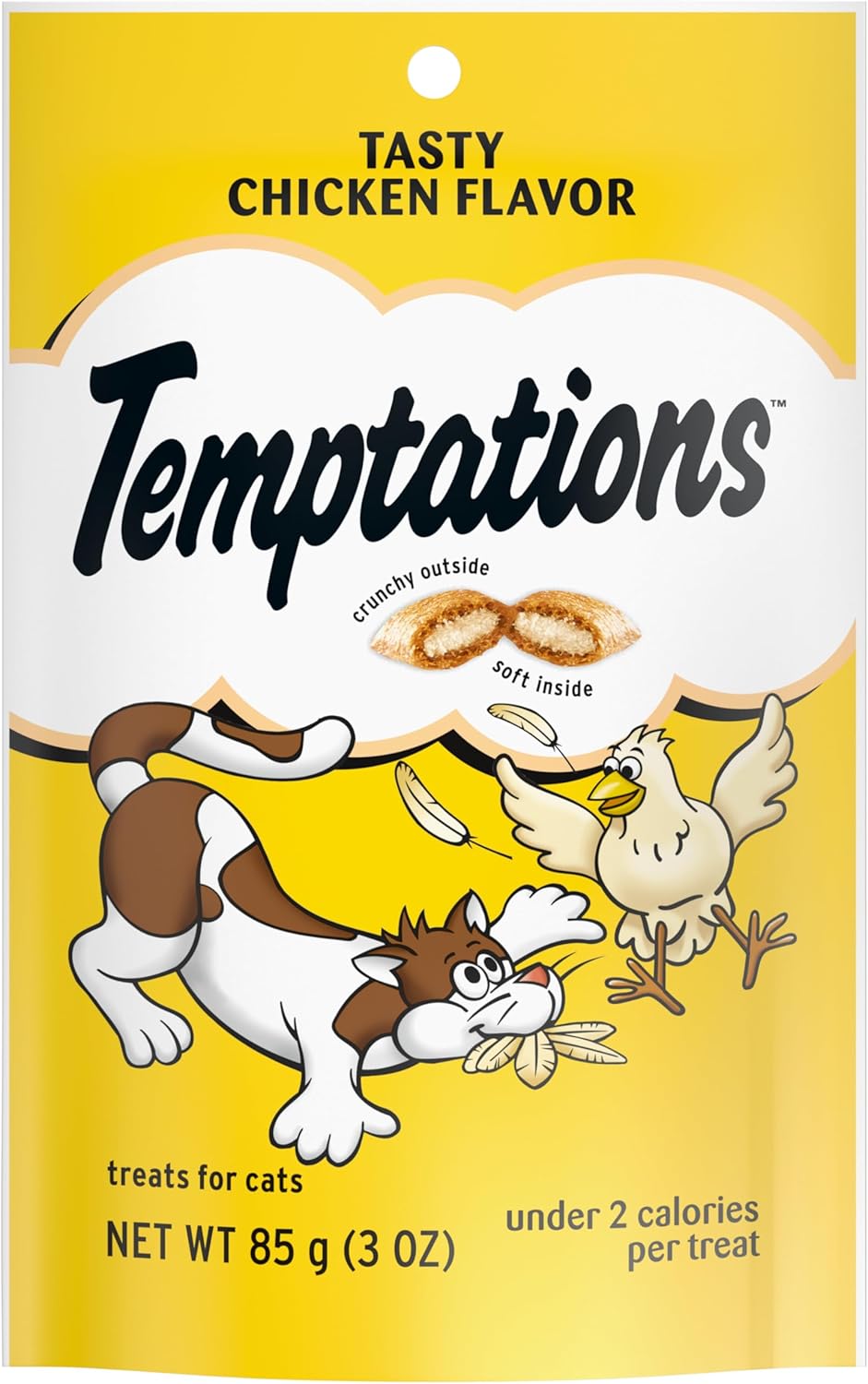 Temptations Classics Tasty Chicken Flavor Soft & Crunchy Cat Treats 3oz
