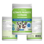 Ultimate Probiotic 9 Strains with Prebiotics for Dogs (11.29 oz) - cat Vitamins & Supplements 1