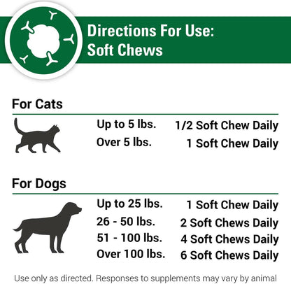 Vet Classics CAS Options for Dogs and Cats (120 Soft Chews) - 3
