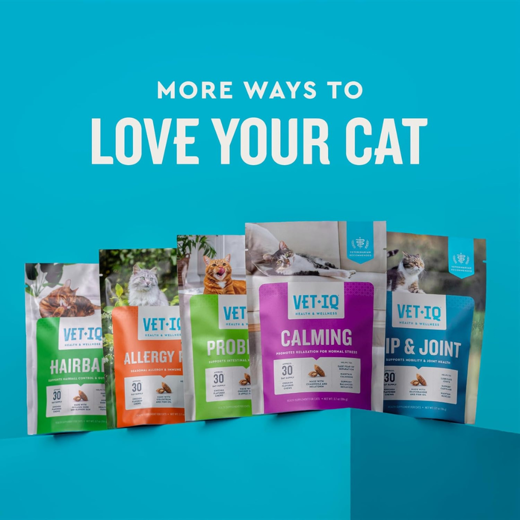 Vet IQ Hip & Joint Treats for Cats (30 Day Supply) - Cat Treats 9